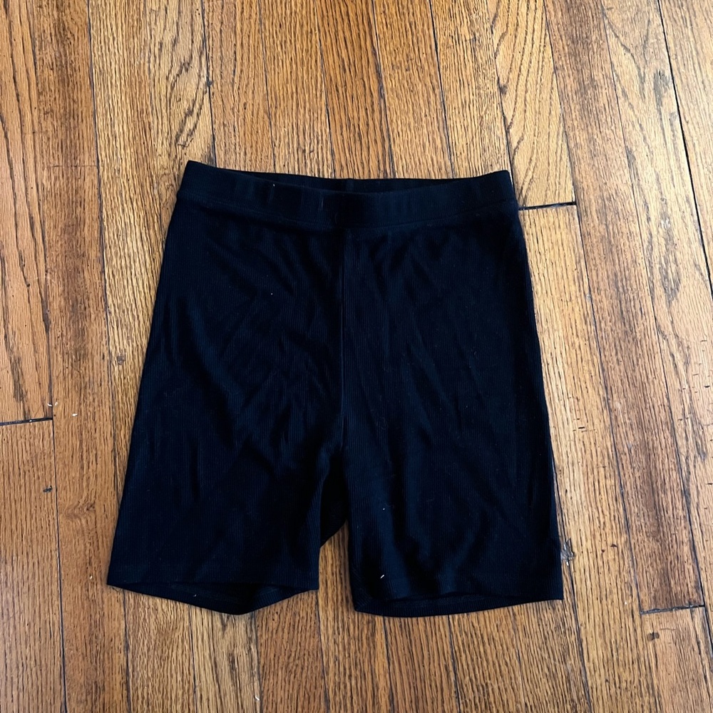 Joah Brown ribbed biker shorts